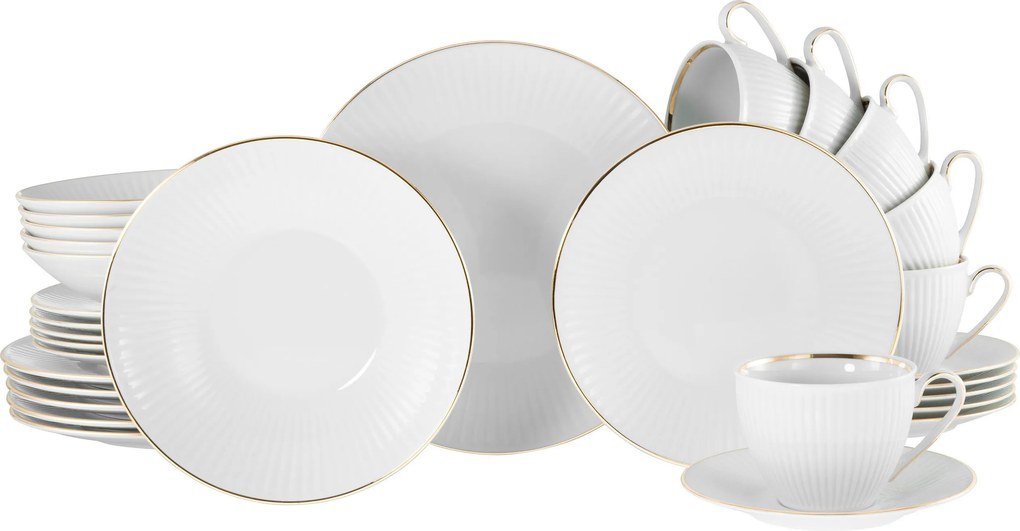 XXXLutz KOMBINOVANÝ SERVIS Valencia 30-dielne Creatable - Online Only bytové doplnky - 007768051702