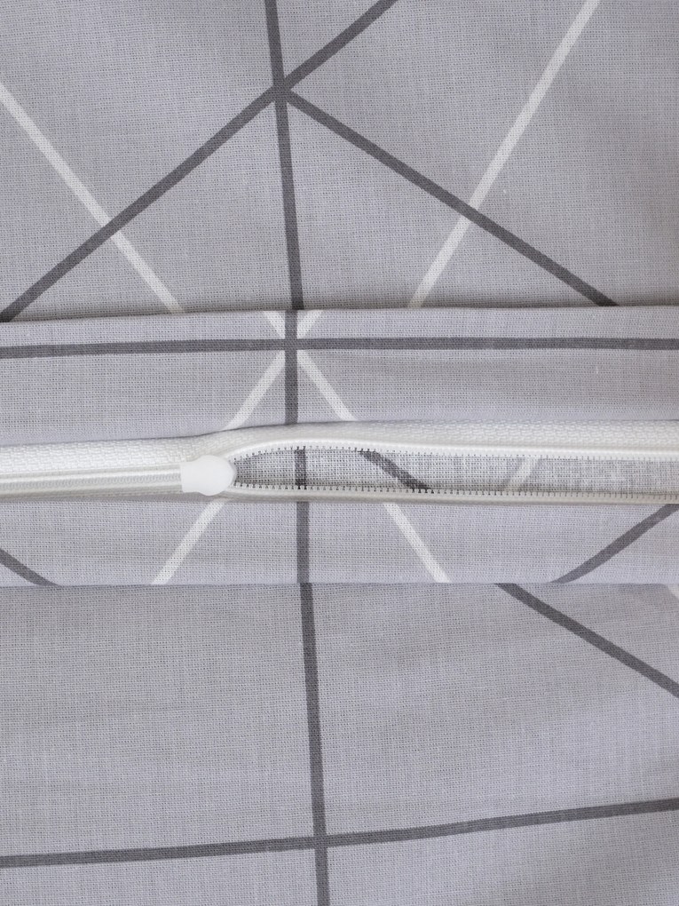 Bavlnená obliečka na vankúš Renforcé 50 × 70 cm – Sebastian sivá