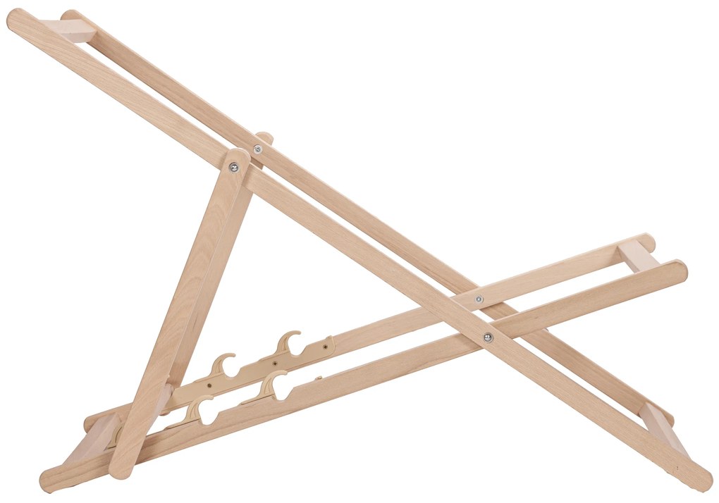 ATMOWOOD Drevené záhradné ležadlo šedé