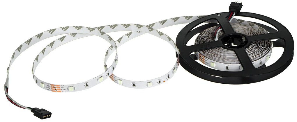 ECOLIGHT LED pásik - SMD 5050 - RGB - 5m - 30LED/m - 7,2 W/h - IP20 - s konektorom