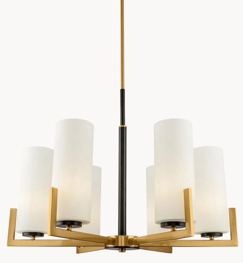 Veľký sklenený luster Fortano