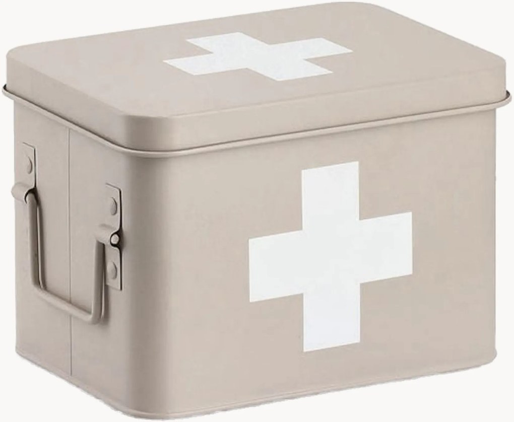 Kovová úložná škatuľa Medicine