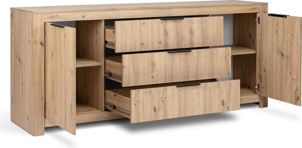 Komoda Houseland Tommy 01 200 cm dub artisan