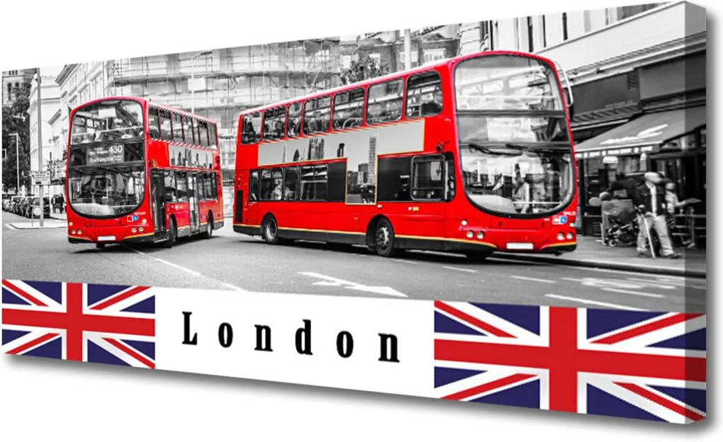 Obraz Canvas Londýn Autobus Umenie