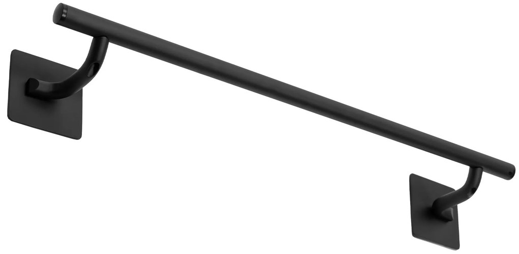 Tutumi Rea, kúpeľňový držiak na uteráky 45cm 3M 322194A, čierna matná, REA-77095