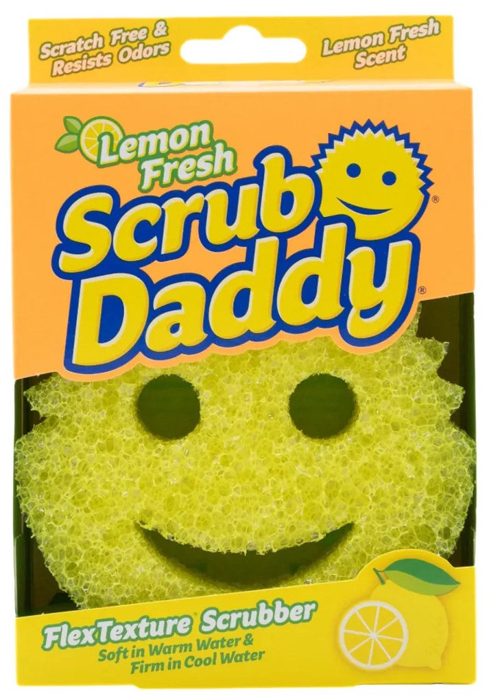 Scrub Daddy Hubka Fresh Lemon, žltá