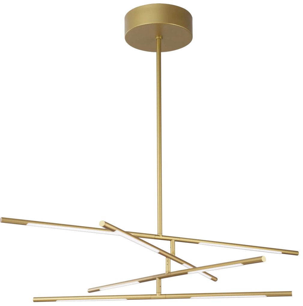 LED luster Raccio 84 zlaté