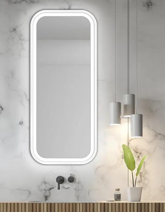 Zrkadlo Mirel White LED Rozmer zrkadla: 80 x 120 cm