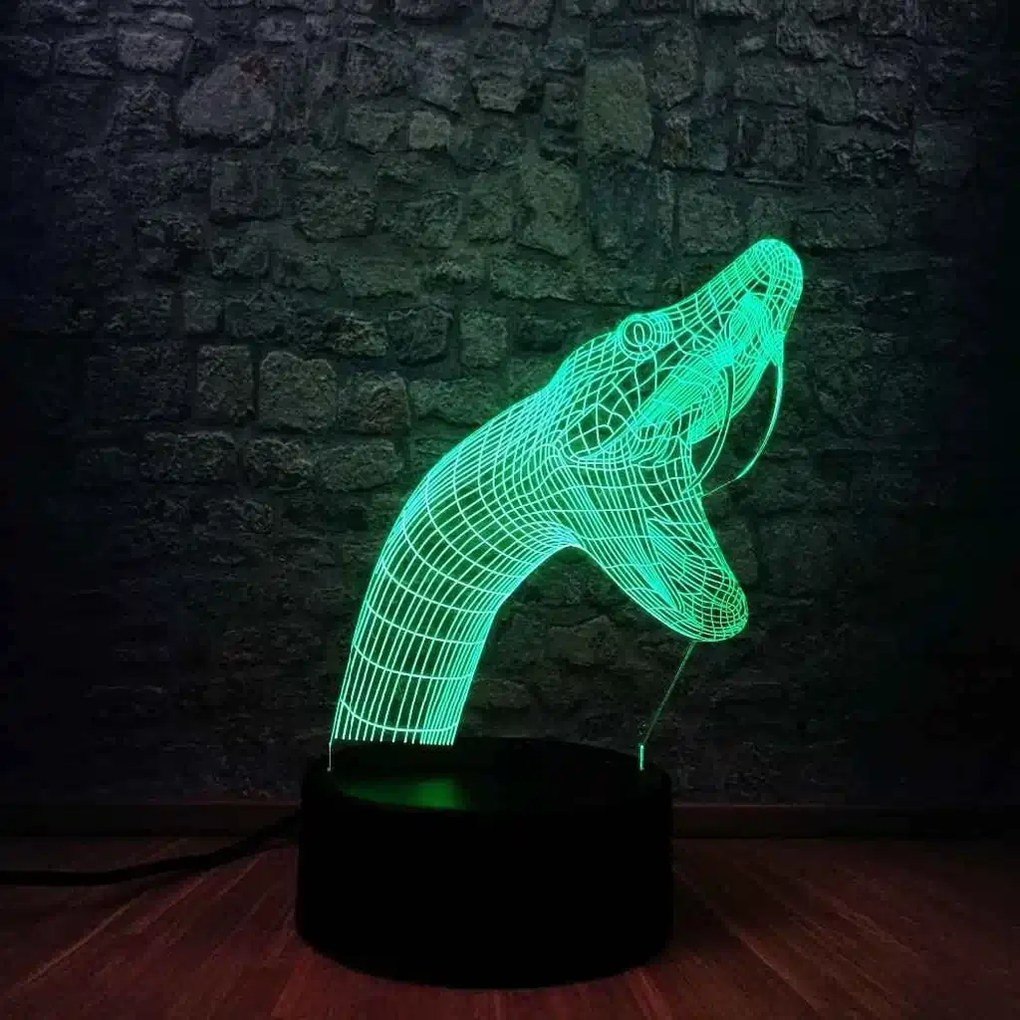 3Dmix 3D-MTV021 - Motív pre 3D LED nočnú lampu - Had