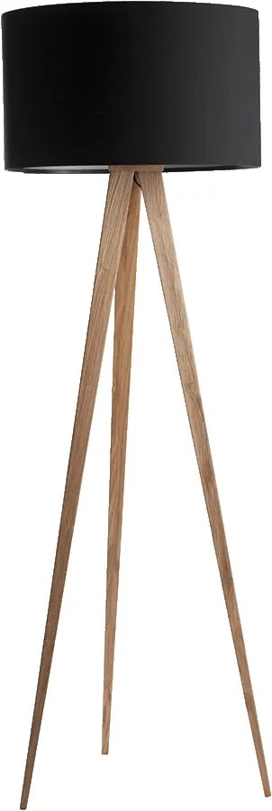 Zuiver Tripod Wood stojace lampy - Čierna