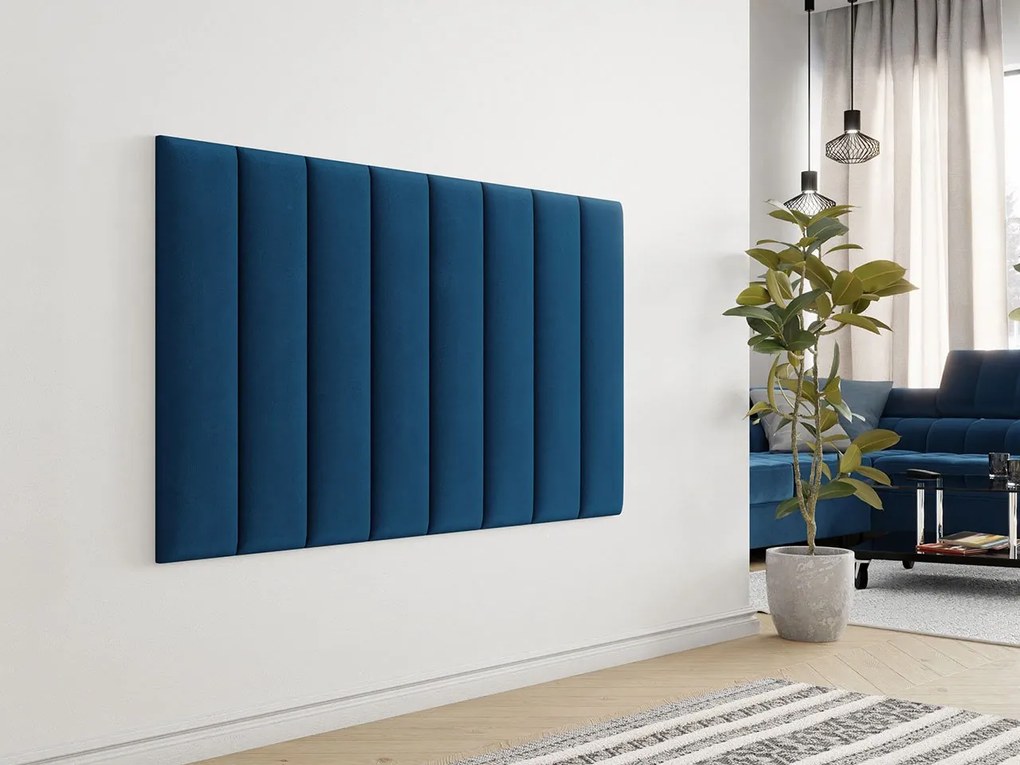 Čalúnený nástenný panel Pag 80x20, Farba čalúnenia:: ekokoža Soft 011 (čierna)
