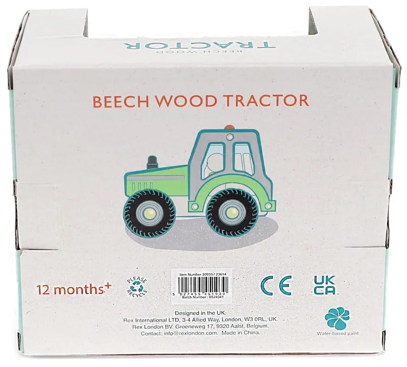 Drevený traktor Tractor – Rex London