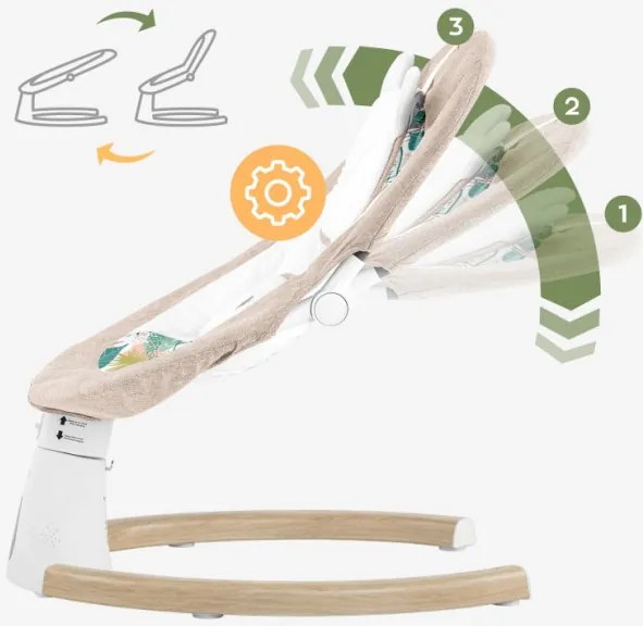 Detské hojdacie kreslo Astrid 35 béžové