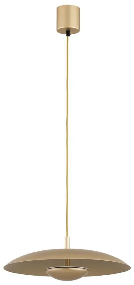 Argon 8869 - LED luster na lankách BOLTON LED/12,5W/230V 3000K zlatý