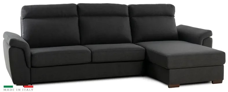 Rohová sedacia súprava na každodenné spanie AZZURRA br. FIORELLO s rozkladom, ľavá, 140, hnedá (como 5 antelope)