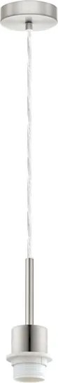 Brilagi - LED luster na lankách NUBILA 1xE27/60W/230V pr. 14 cm antracit