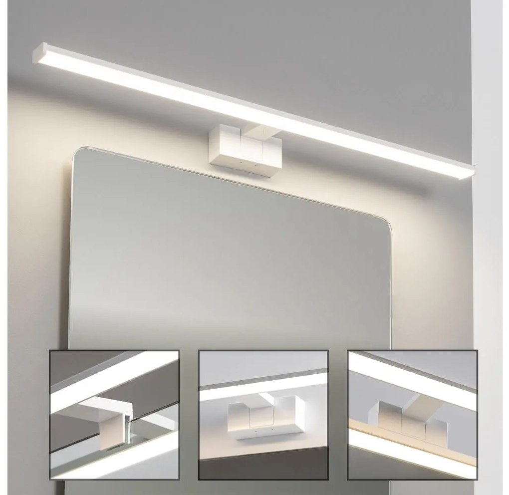 Brilagi - LED kúpeľňové osvetlenie zrkadla VESTRA LED/15W/230V 80 cm IP44 biela