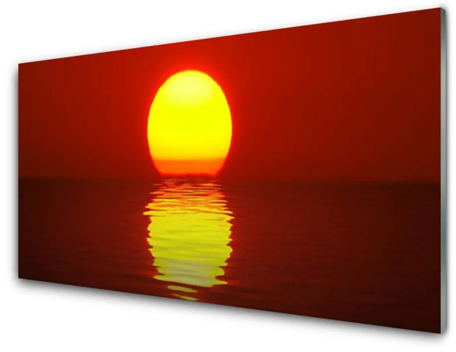 Nástenný panel  Západ slnka krajina 120x60 cm