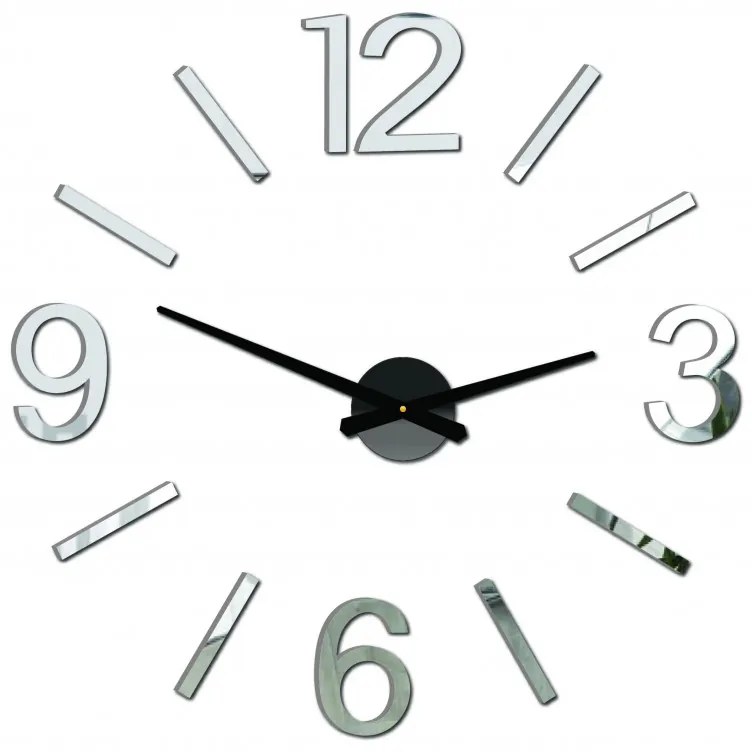 Stylesa - Moderné Nástenné hodiny  MONIKA X0067 3D i čierne