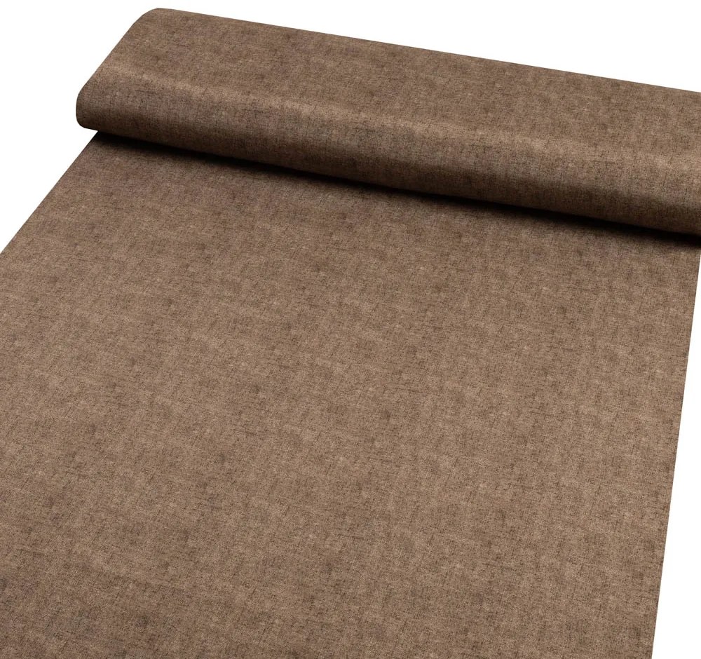 Biante Dekoračný okrúhly obrus PML-120 Hnedá režná Ø 80 cm