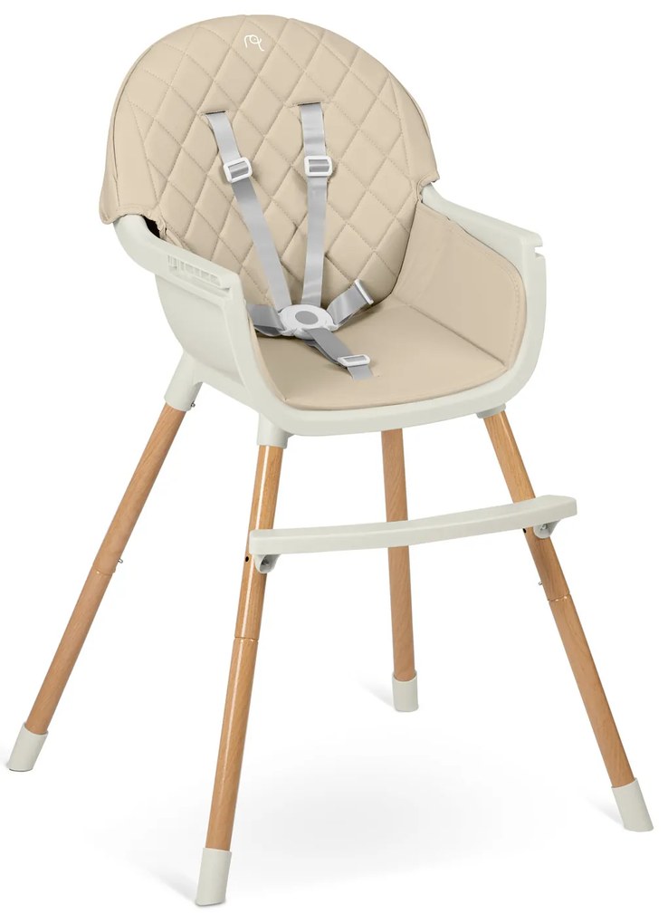 Stolička na kŕmenie Nukido Lilo, béžová 700703