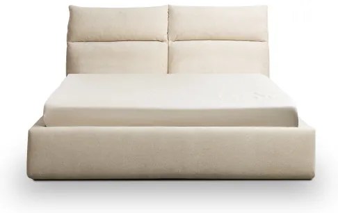 Čalúnená posteľ bez matraca BASIL 180x200 cm béžová