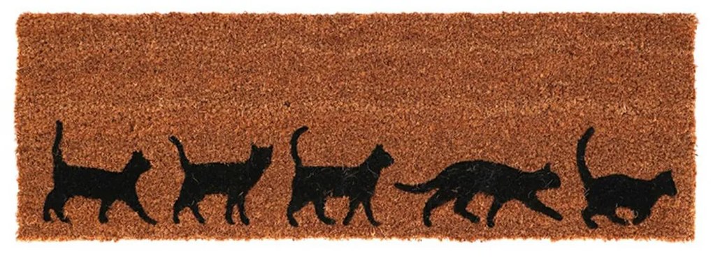 Vonkajšia rohožka Cats, 75x25 cm