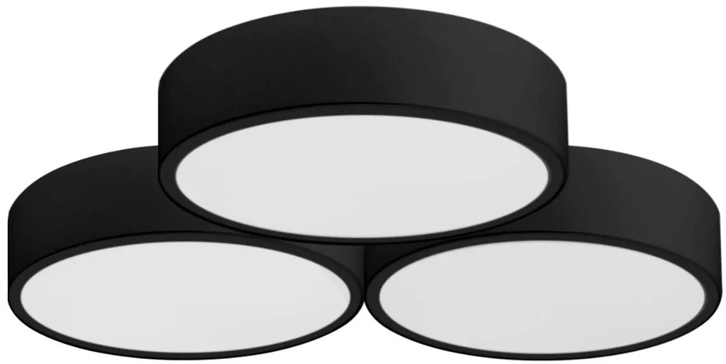 Toolight Toolight, stropné svietidlo APP878-C 3x40cm, čierna, OSW-07877