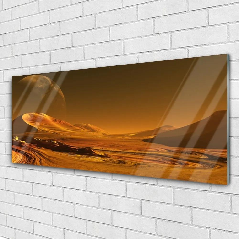 Obraz plexi Púšť vesmír príroda 125x50 cm