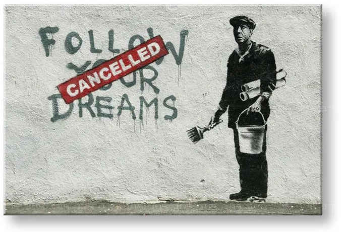 Obraz na plátne Street ART – Banksy | rôzne rozmery