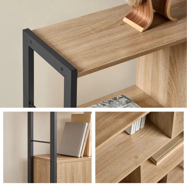 Úložná polica OSKAR LBC022B11 hnedá