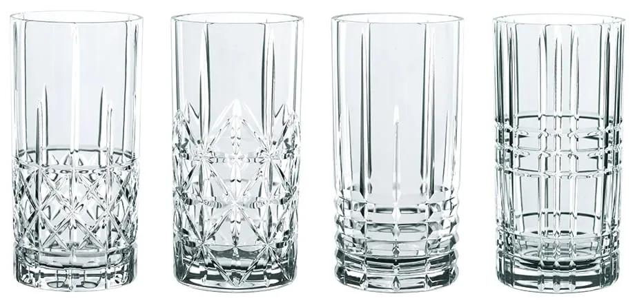 Sada 4 pohárov z krištáľového skla Nachtmann Highlands, 445 ml