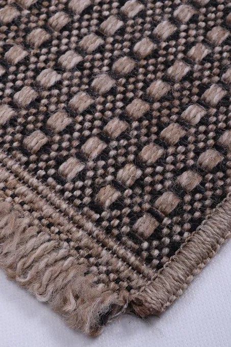 Koberec Indiana 08534A JUTE / BLACK