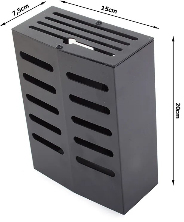 Verk 24252 Organizér na príbory 15 x 20 cm sivý