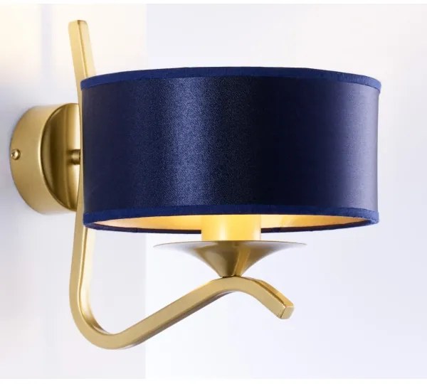 Jupiter 2115 - Nástenné svietidlo KASZMIR 1xE27/15W/230V modré/zlaté