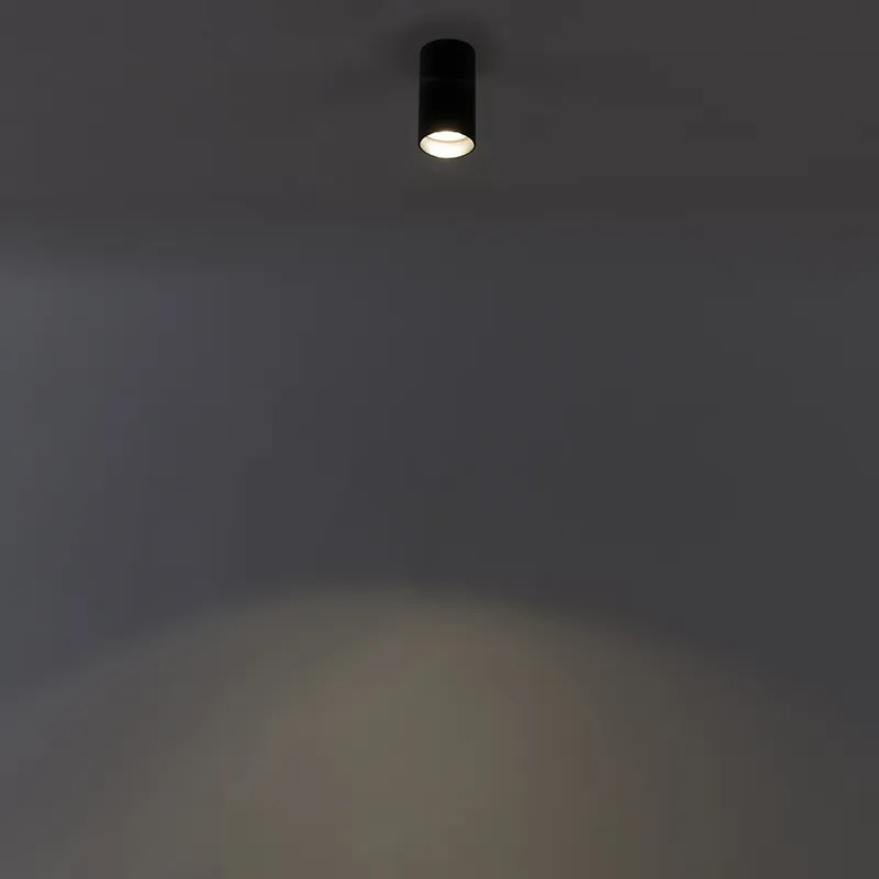 Inteligentný moderný reflektor čierny vrátane WiFi GU10 - Tuba