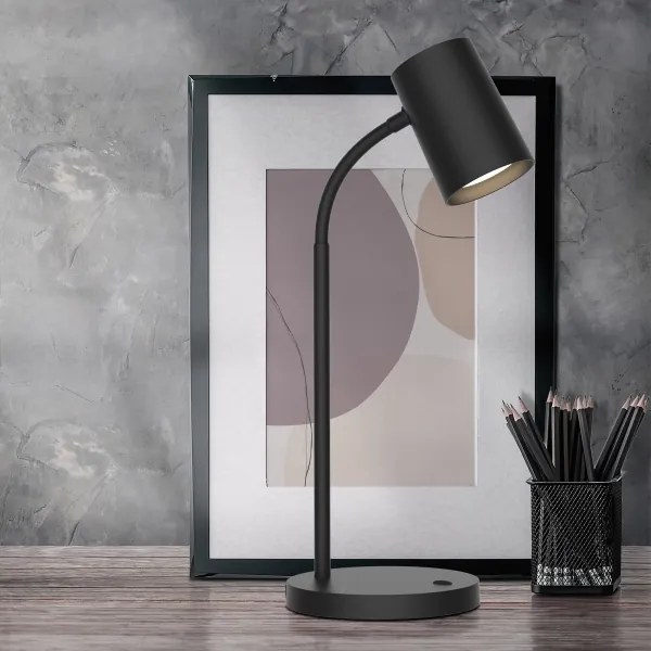 Stolná lampa FELIX 1xGU10/9W/230V čierna