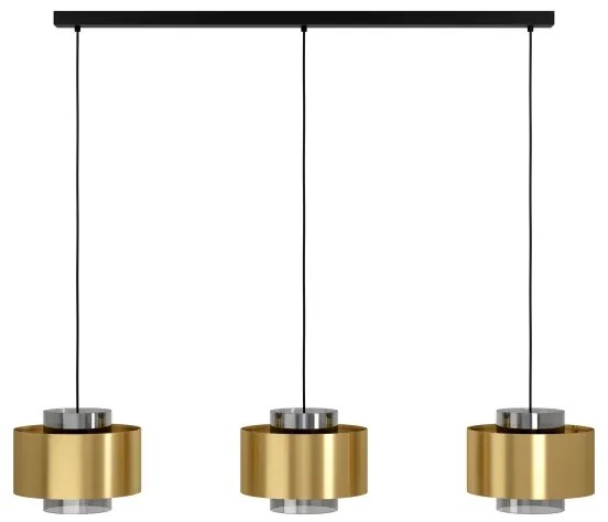 Eglo 390067 - Luster na lanku DUGLIA 3xE27/40W/230V zlatá
