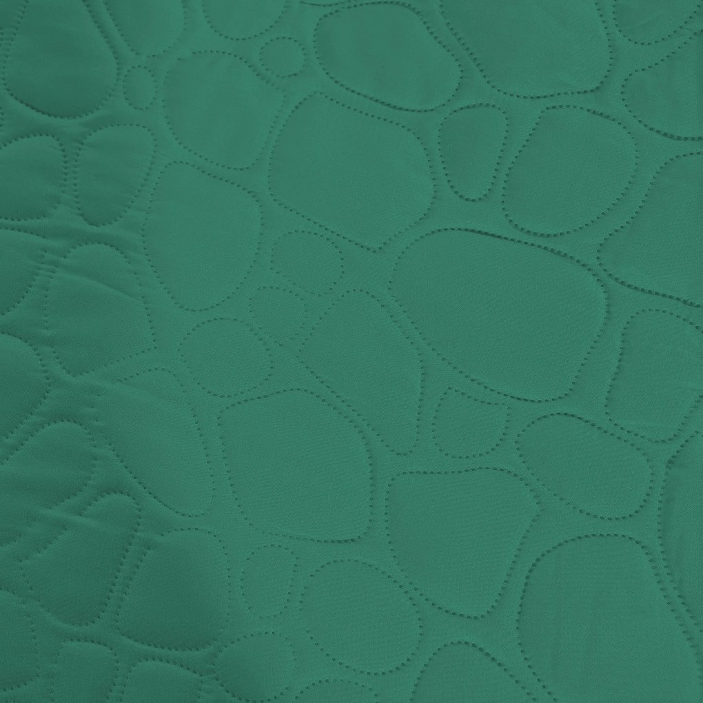 Zelený prehoz na posteľ STONE Rozmer: 200 x 220 cm