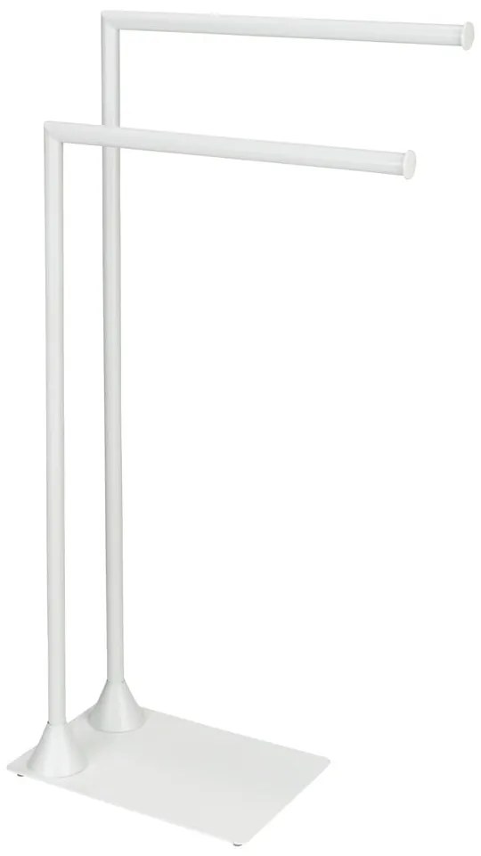 Biely oceľový stojan na uteráky Hella – Wenko