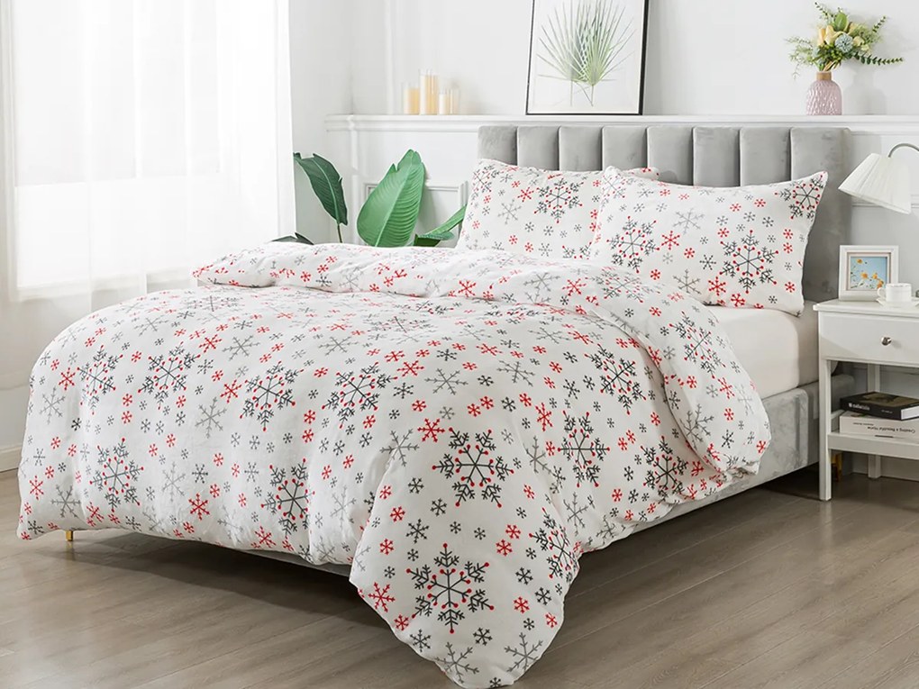 XPOSE® Mikroplyšové obliečky SNOWFALL Exclusive