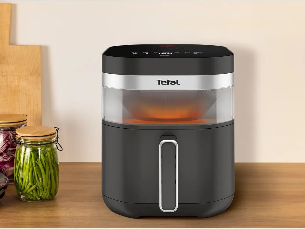 Tmavosivá teplovzdušná fritéza Infrared EY832HE0 – Tefal