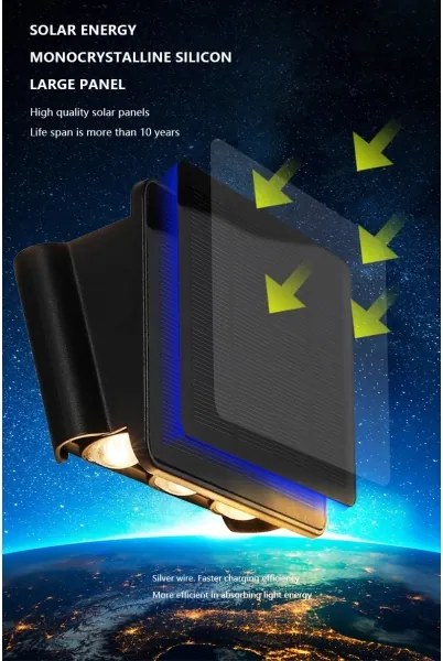 Immax 08491L - LED Solárne nástenné svietidlo so senzorom LED/2W/5V IP54