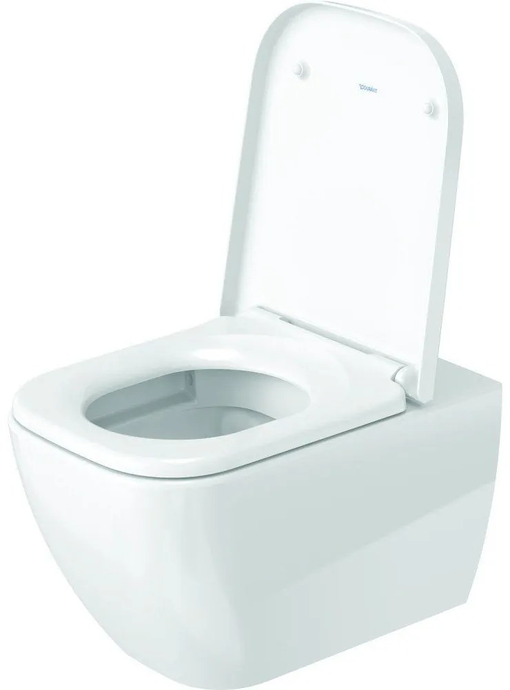 DURAVIT Happy D.2 WC sedátko bez sklápacej automatiky, odnímateľné, tvrdé z Duroplastu, biela, 0064510000