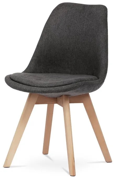 Autronic BONTEC Jedálenská stolička, hnedá, látka, CT-751 BR2 Farba: Šedá