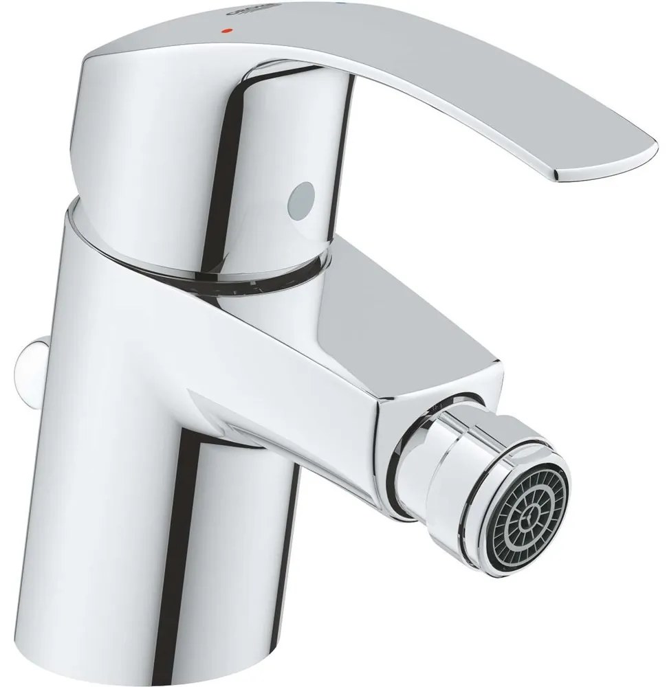 GROHE Eurosmart páková bidetová batéria s odtokovou súpravou s tiahlom, chróm, 32929002