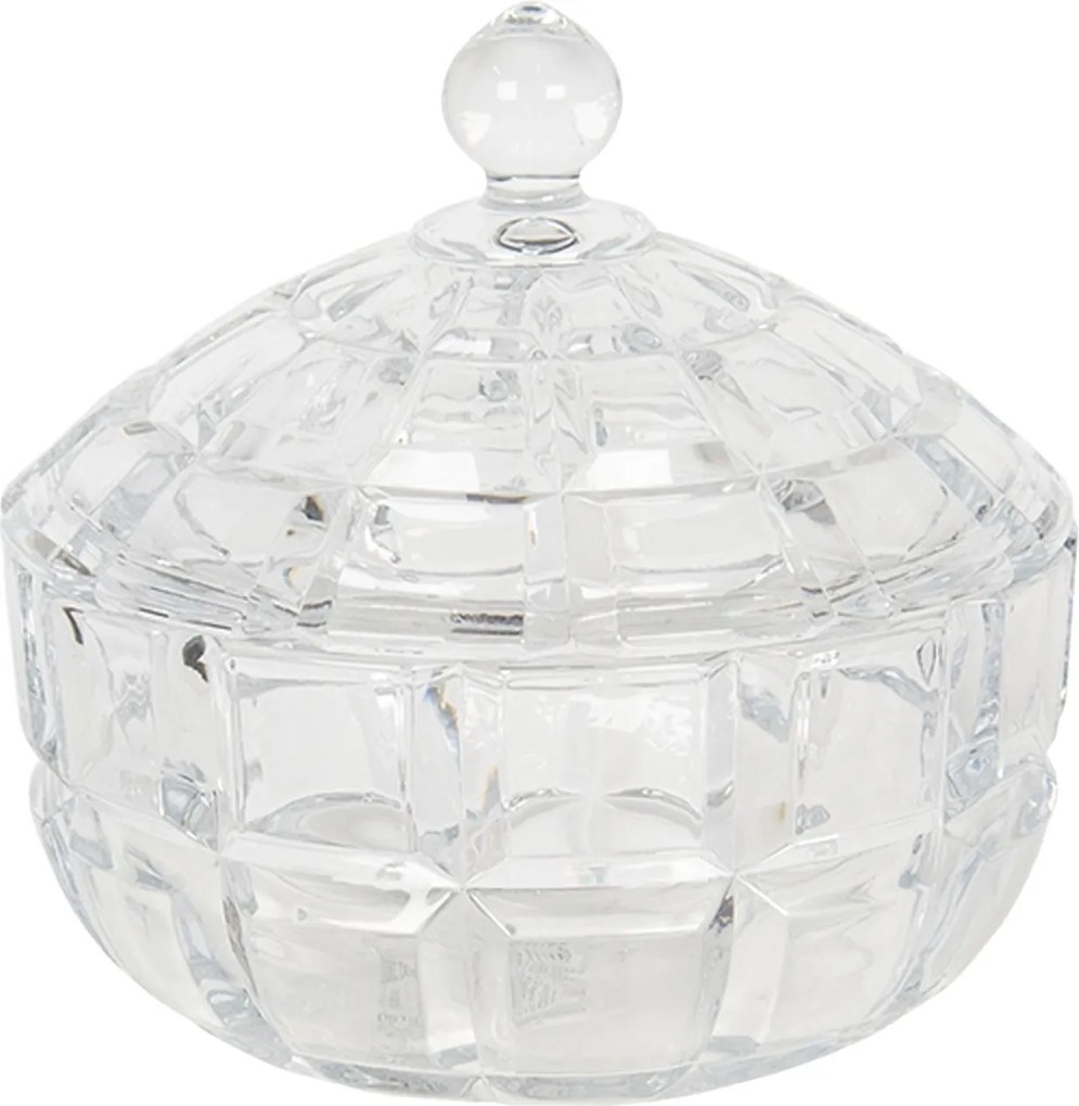 Sklenená dóza s vrchnákom Wenda - Ø 18*18 cm