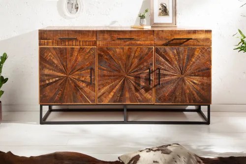 Komoda 40525 160cm Wood Art Drevo Mango Hnedá - Komfort-nábytok