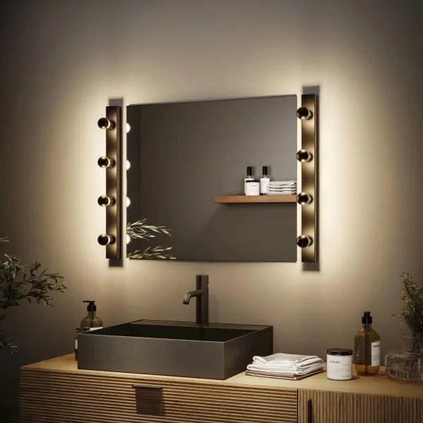 Paulmann 80099 - 4xE14/40W IP44 Kúpeľňové osvetlenie zrkadla REGULA 230V čierna