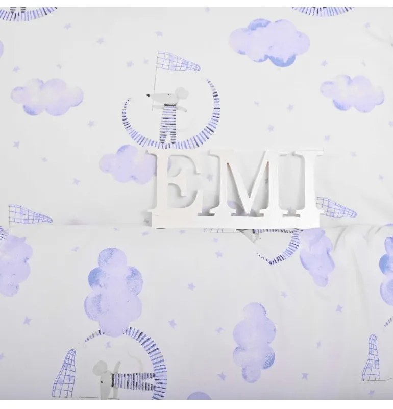 Obliečky detské Myška EMI, Detský set 90x130 + 45x65